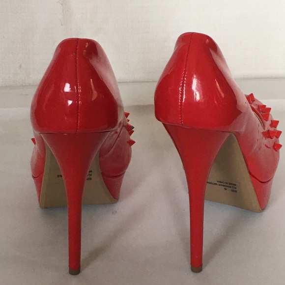 rue 21 spiked red heels - Picture 5 of 7